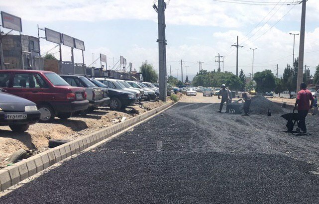 جاده سنتو آسفالت می شود